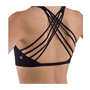 Lululemon Free to be Wild strappy sports bra M